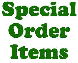 Special Order Item